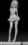 咲夜つくってみました。　立体出力用