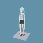 ミク　オリジナル簡易衣装ver