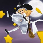 夜空の魔理沙